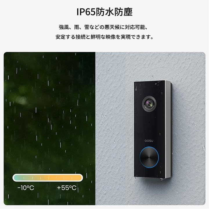 Amazon.co.jp: aosu: ビデオドアベル